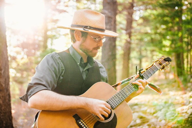 Pat serenading trees